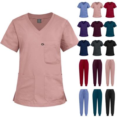 Niaahinn Unisex Multicolor Plus Size Scrub Suit for Pet Hospital and Private Clinic