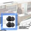 2 Set Plastic Campers Sewer Roof Top Cover RVs Plumbing Vent Cap Fit 1in to 2-3/8in OD Pipe Trailer Motorhome Accessories