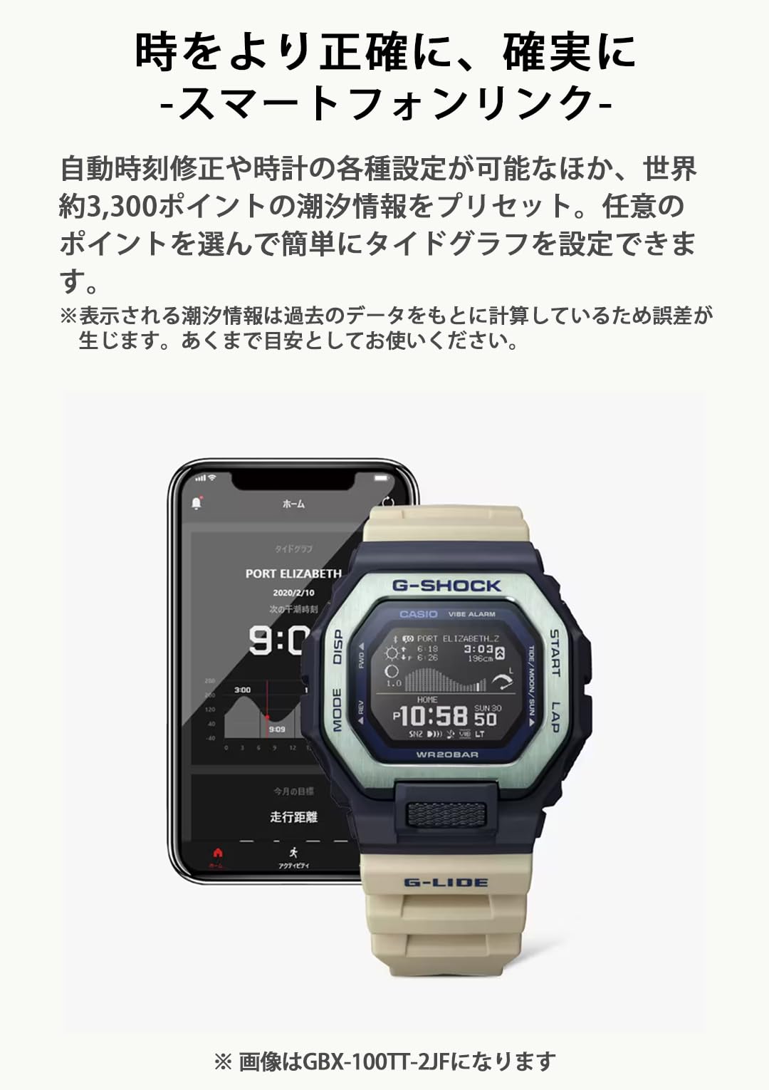 CASIO　G-SHOCK　G-LIDE　GBX-100-2AJF　スカイブルー G-SHOCK [Casio] GBX-100-2AJF Мужские Синие – купить по низким