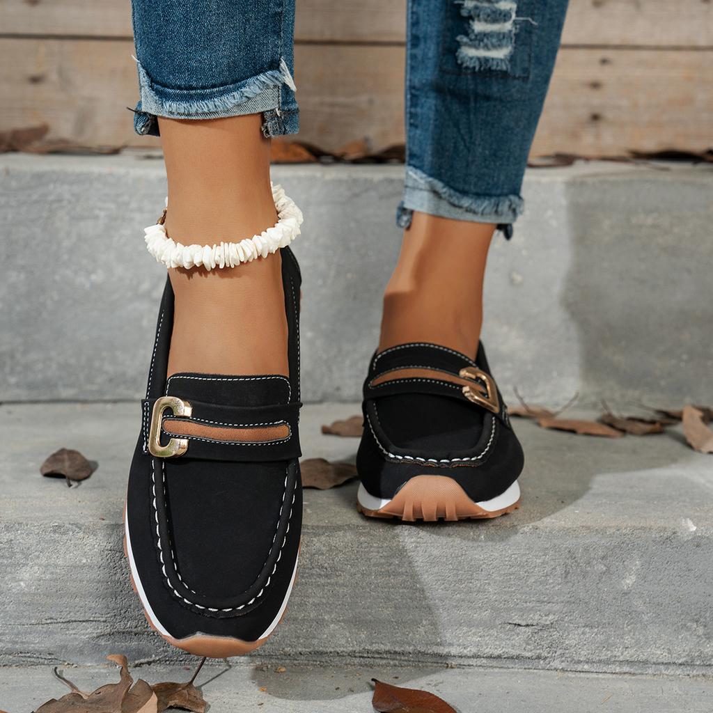 Casual shoes New size round toe beanie shoes flat shoes