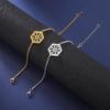 Fashion Minimalist Viking Symbol Pendant Box Chain Bracelet Versatile Accessory
