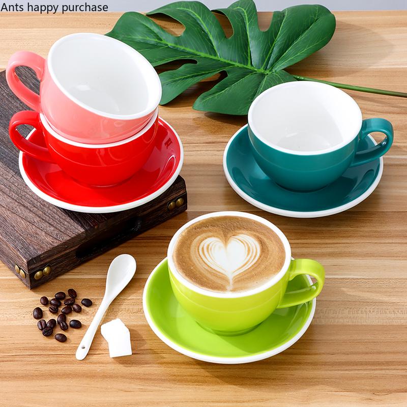 350 ml große Keramiktasse, Kaffeetasse und Untertasse, Milchteetasse, Nachmittagsteetassen, Bürokaffeetasse, Milchbecher, Teebecher