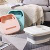 Foldable Footbath Massage Bucket Pedicure Bucket Folding Basin Foot Bowl Plastic Tub Spa Foot Bath Bathtub BXLP02