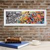 Tenyo Stained Art Puzzle 456 Pieces Disney Mickey Mouse Collection Glow in the Dark 18.5x55.5cm