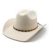 Versatile Casual Denim Big Eave Hat Retro Woolen Top Hat For Men And Women Couple Hat