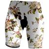 Short de cyclisme pour femme avec imprimé floral Coupe ajustée Vélo Montagne Route Cyclisme Sports d'extérieur