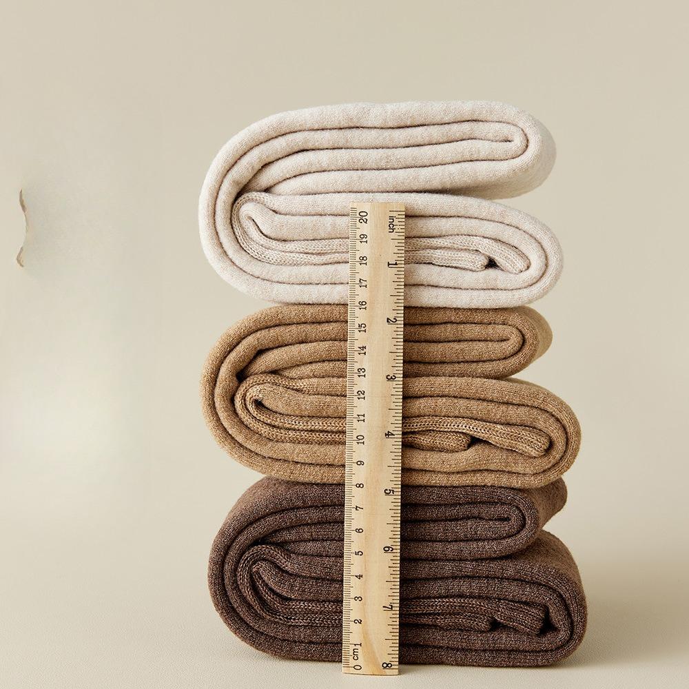 Warm Super-long Cashmere Thigh Socks for Women, Over-the-knee Socks for Autumn and Winter, Thickened and Fleece Socks for Women