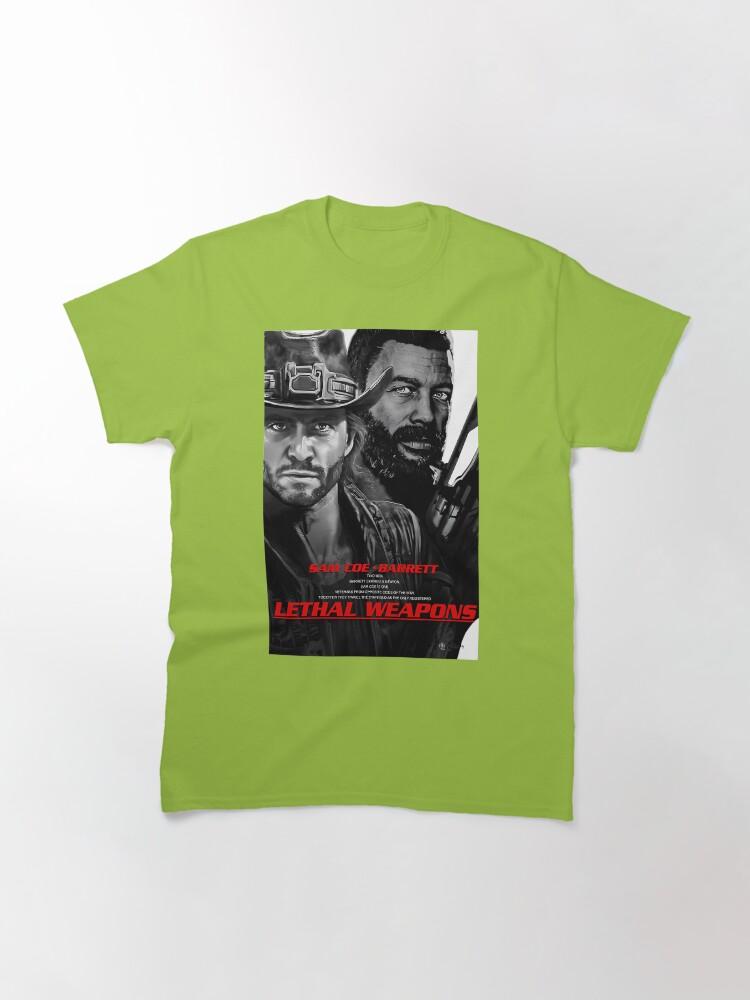 Lethal Weapon Lethal Weapon Riggs Murtaugh Movie Poster Design Classic T-Shirt