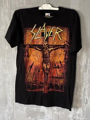 Slayer Band World Tour 2012 Basic Style Black Cotton Unisex Tshirt S-5XL KH12529 Unisex T-Shirt