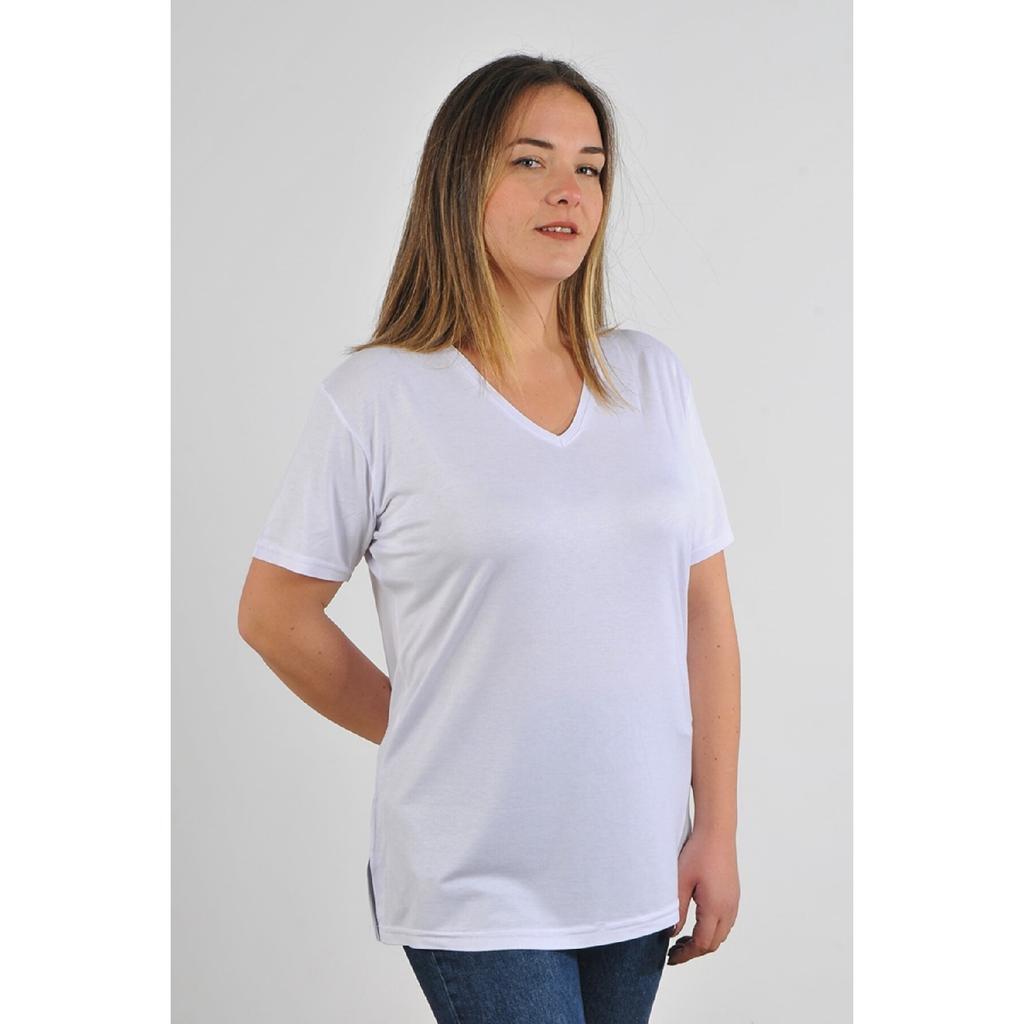 Women's V-neck Large Size T-shirt Cty-cnd-01