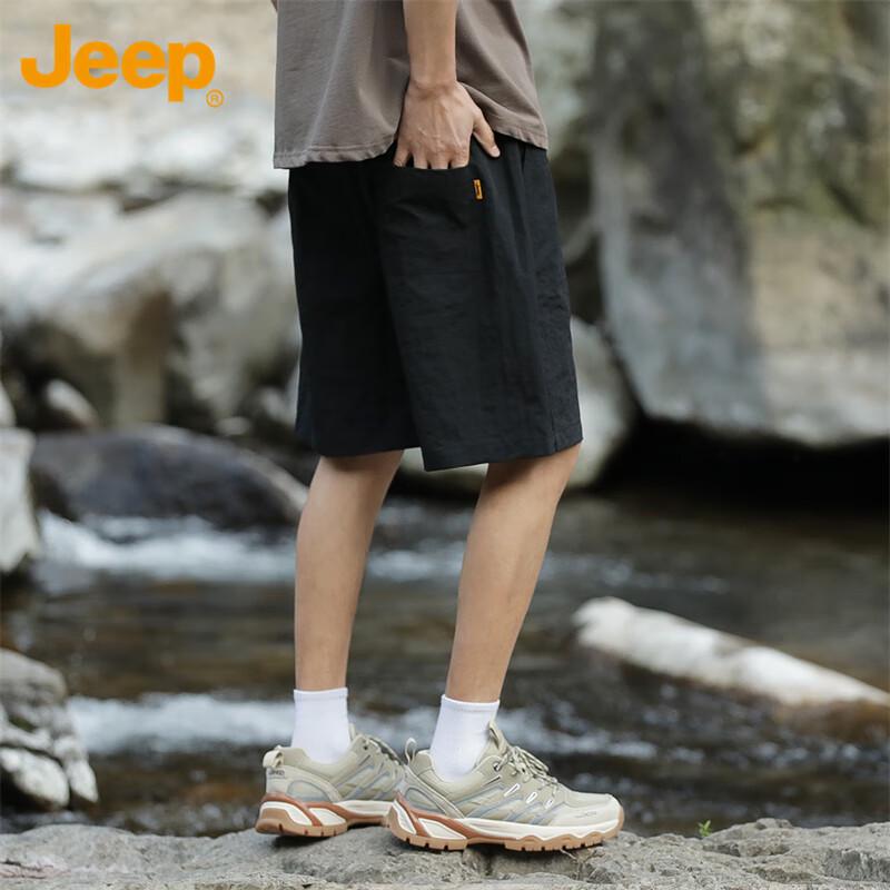 JEEP Men's Ice Silk Straight Casual Bermuda Shorts