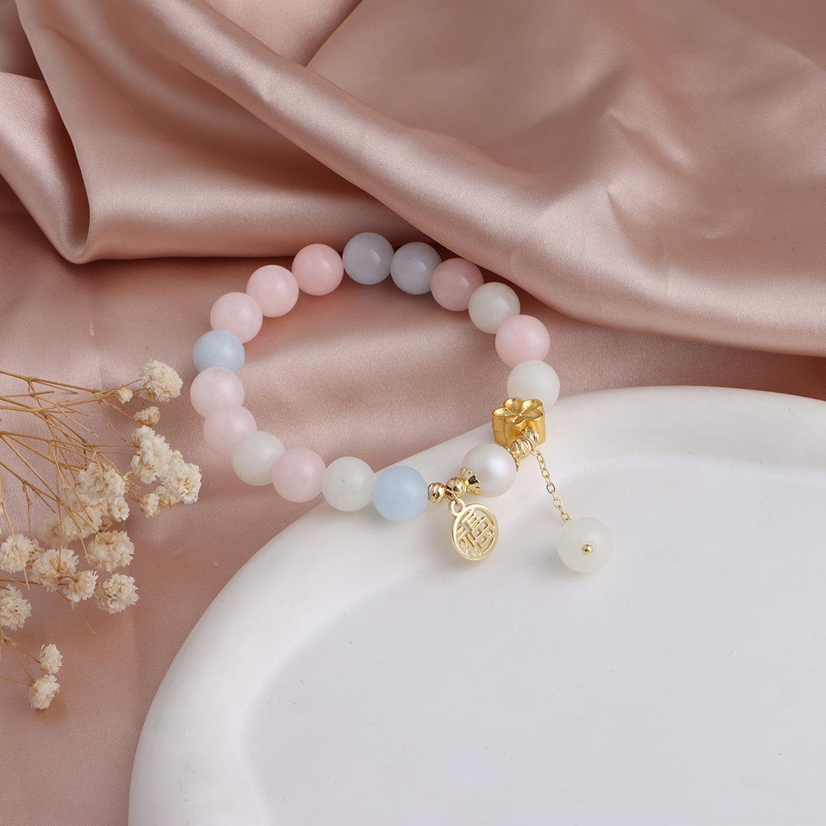 Натуральный пресноводный жемчуг, splicing, натуральный нефритовый браслет, пасторальный браслет.