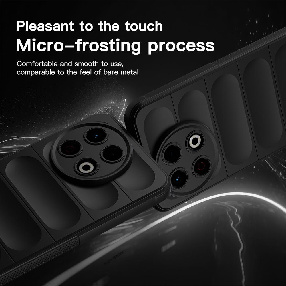 KEYSION Shockproof Matte Phone Case for TECNO Spark 30 Pro 4G Anti-skid Soft Silicone Phone Back Cover for Tecno Spark 20 Pro 4G
