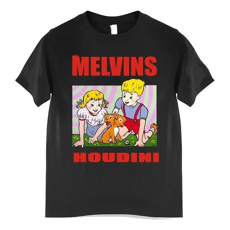 Camiseta Retr? Melvins Houdini Sludge Metal Stoner Rock Engr S разноцветный