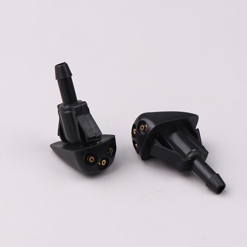 2Pcs 3Holes Car Windshield Wiper Washer Spray Nozzle Universal Car Windshield Washer Nozzles Wiper Water Spray Jet Auto Accessor