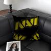 NNatus VincereE Logo Cushion Cover Natural Linen Organic Fabric DoubleSided Printing Sofa Home Decor Gift Pillow Case