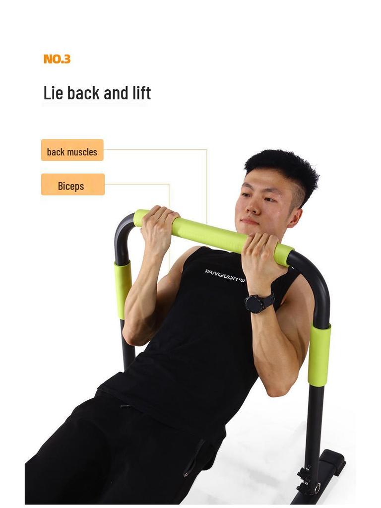 Indoor Pull-up Bar & Push-up Trainer: Split Single/Double Parallel Bars for Flexion & Extension Workouts