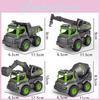 Alloy Excavator Inertial Mixer Truck Dump Truck Crane Model Children Toy Car