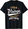 Klassische 60. Geburtstag Dekorationen Männer 60 Jahre 1966 T-Shirt Unisex T-Shirt