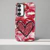 Phone Case for Samsung Galaxy S25 S20 FE S25Ultra A26 S23 A56 A36 S23Ultra S24 Ultra A16 Soft Cover Capa Fashionable Sexy Red