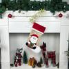 Christmas Socks Gift Bag Christmas Tree Ornaments Snowman Christmas Tree Pendant