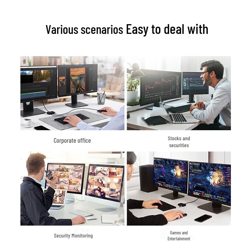 Ugreen USB Multi-Port Video Adapter & Printer Switch