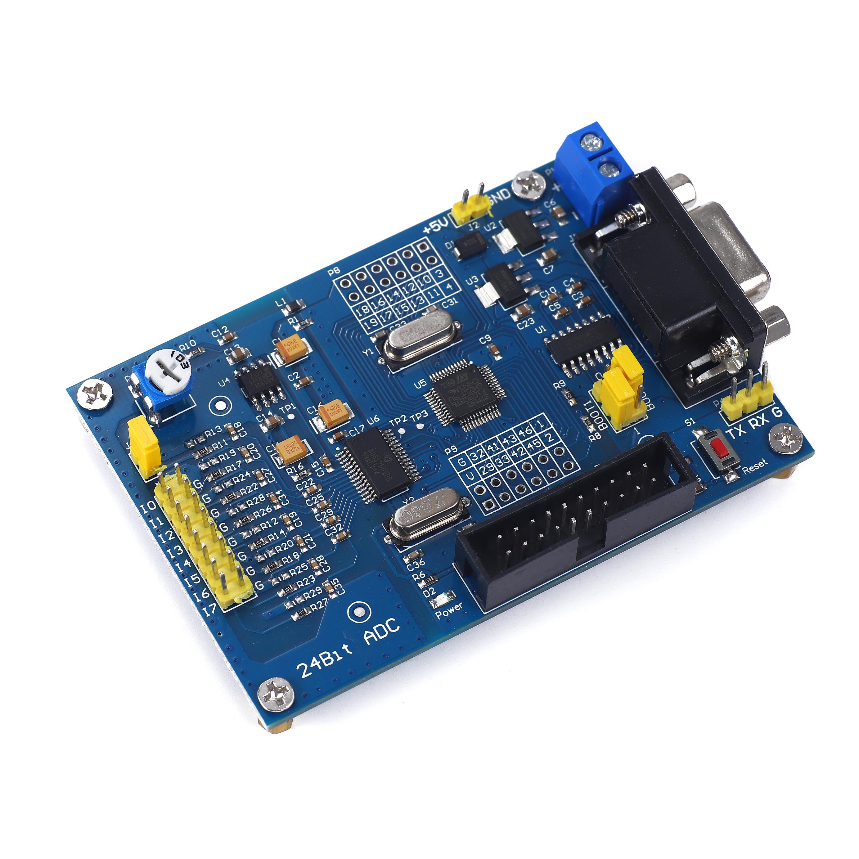 

High precision acquisition module ADS1256+STM32F103C8T6 industrial control NEW learning board 24 bit ADC power supply