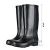 New Black Labor Protection Rain Shoes Men's Rain Boots Long Tube + Water Protection Shoes Fishing Construction Site Plastic Shoes Men