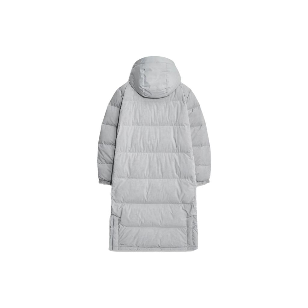 Puma Mid-Length Warm Solid Color Hooded Down Jacket Men Outerwear Gray 940165-02