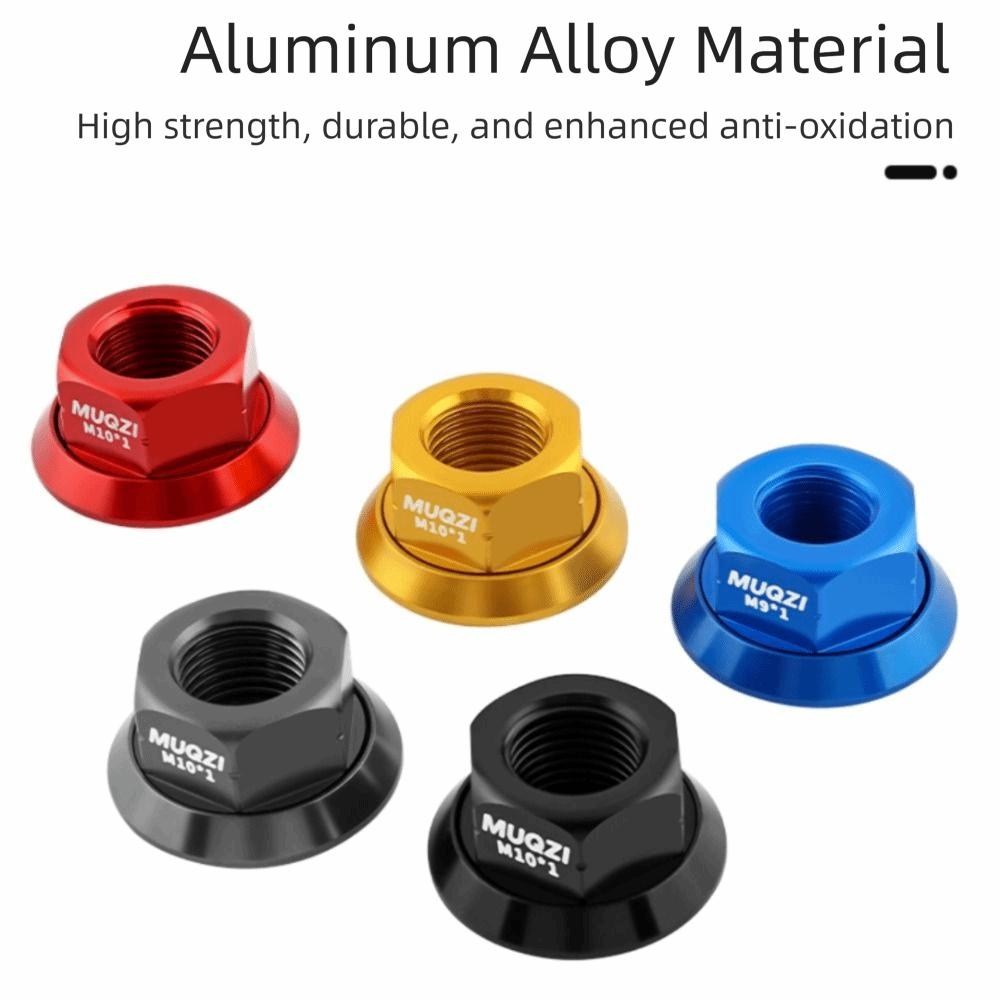 2 Stück M9/M10/M10*3/8 Hinterachsschraube Aluminium Zink Zinklegierung Fahrradzubehör CNC Fahrradnabenmutter MTB