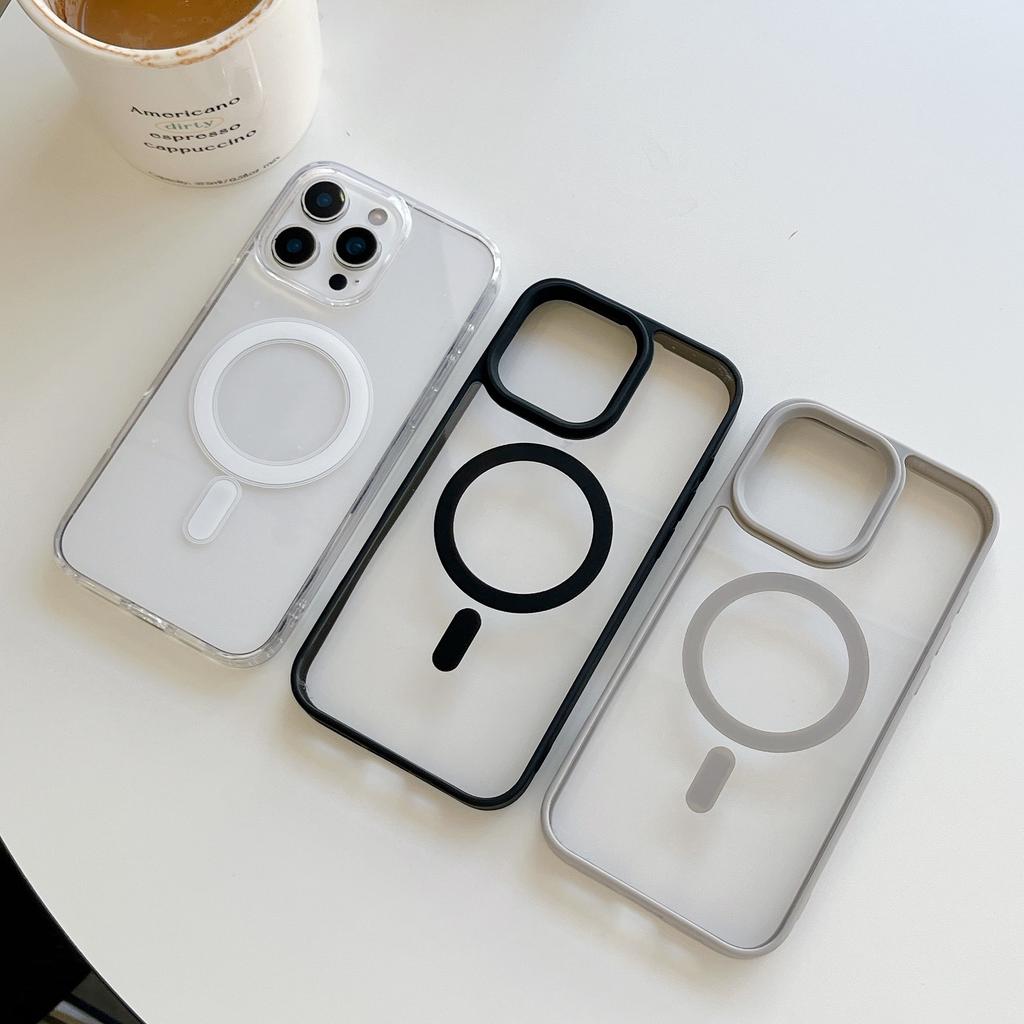 Transparent magnetic attraction for iphone11proma apple air mobile phone case 11plus11 anti-drop 11 male 11 female 11