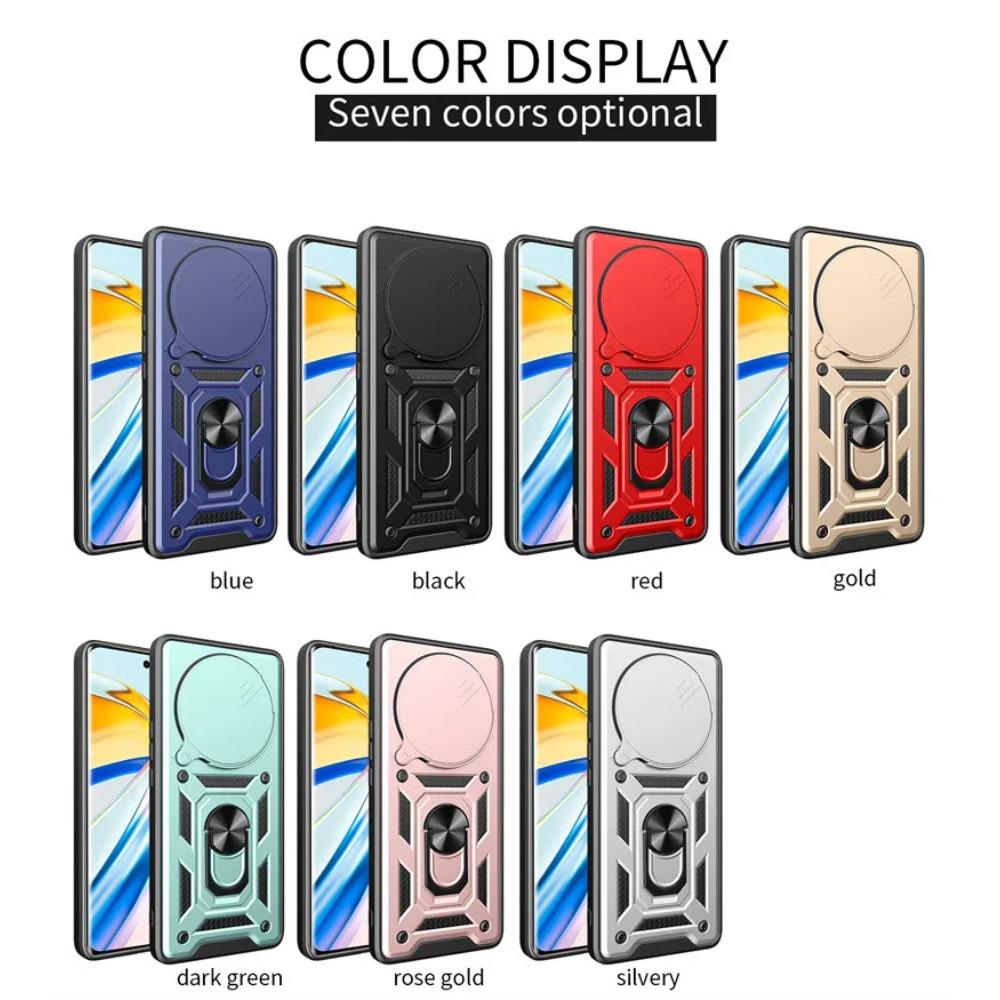 Armor Case for OnePlus 12 One Plus 12R 11 11R Cover Lens Protection with Ring Magnetic Holder Business Full Protection Cover