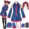 Kasane Teto Cosplay Kostüm Blaues Uniformkleid Vtuber Vocaloid Idol Outfit Damen Halloween Anime Party Rollenspiel Anzug