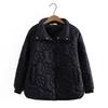 Women's Plus Size Padded Coat Winter Loose-Fit Thin Stand Collar Cotton Jacket