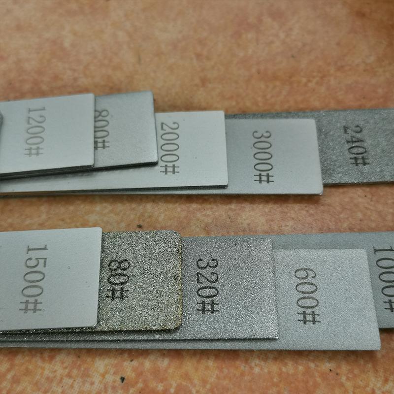 1 Stück - 4 Stück Set Diamantstein Ohne Basis Stange Gebrauchtes Messerschärfer Diamant Schleifstein Schleifstein Schärfstein Stangen