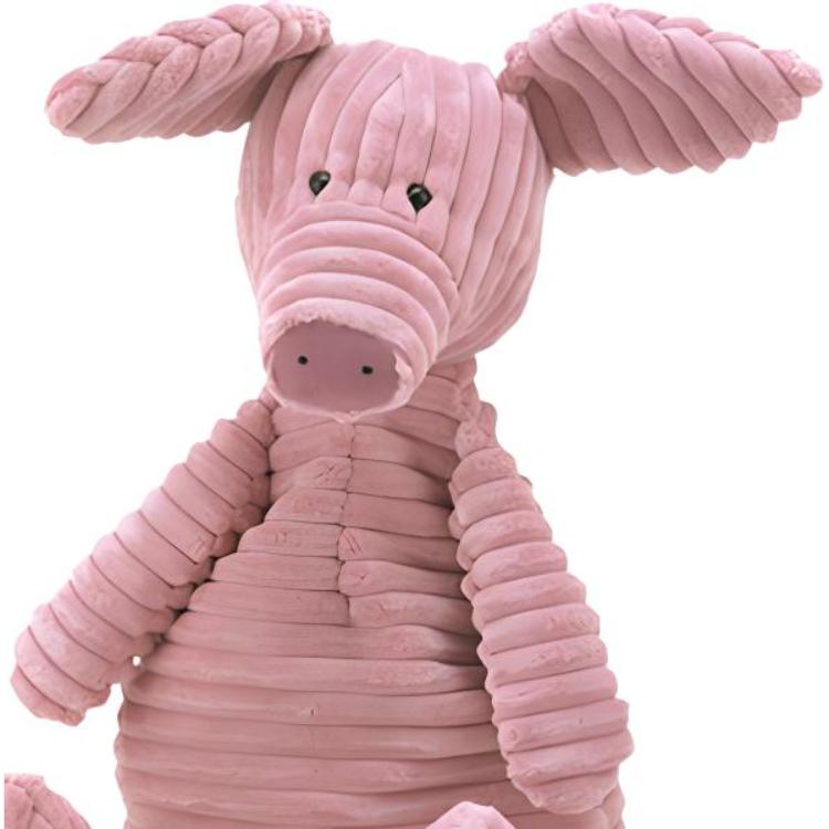 JELLYCAT Farm Animal Collection Stripes Pig Dolls Plush Doll 38cm Height In Sitting Posture