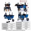 Adjustable Pet Wheelchair Rear Leg Support Cat Mobility Aids Pet Disability Car  Outdoor Walking