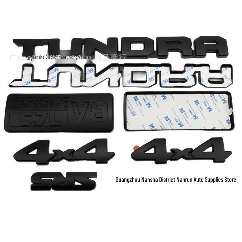 Toyota TUNDRA Emblem Cover Decal for Modified 4X4 V8 Pickup