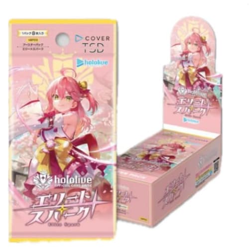 Hololive Card Game Booster Pack 3 Elite Spark BOX [Shrink-wrapped, unopened] *Order 12 boxes and receive an unopened carton