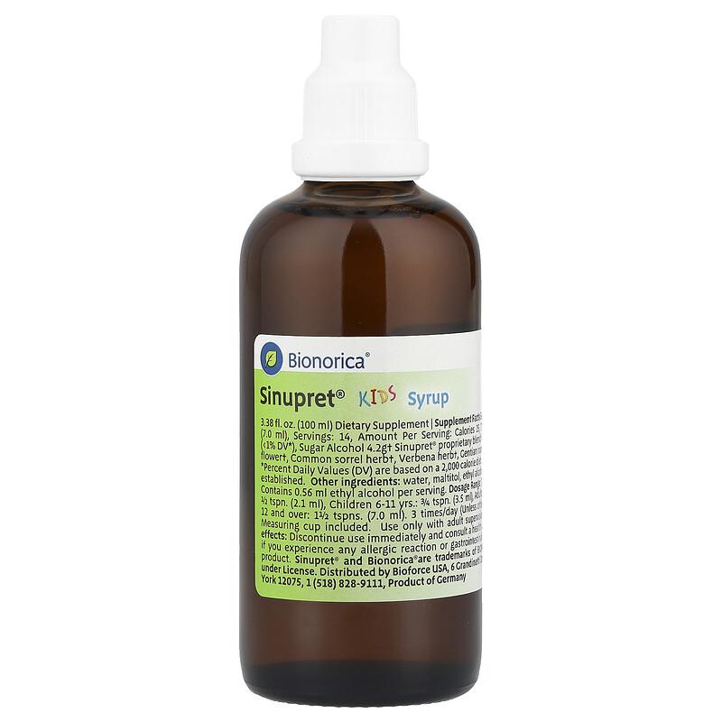 Sinupret® Kids Syrup, 3.38 fl oz (100 ml)