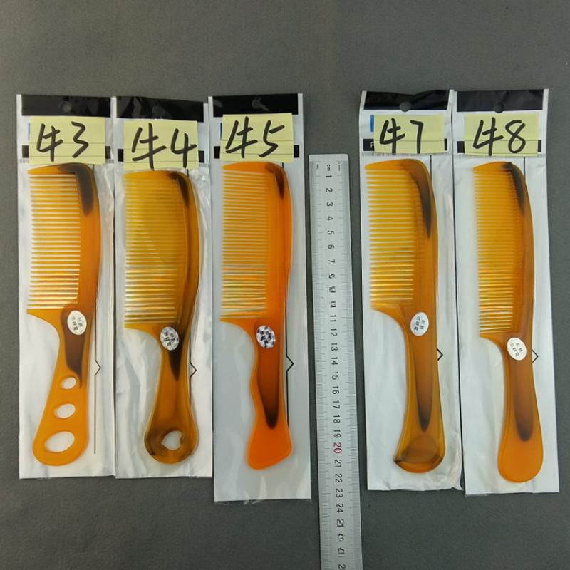 1PC Randoncolor Portable Random Color Hair Comb Salon Brush Styling Hairdressing Tail Plastic Comb Set With Thin And Long Handle