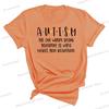 Autism Awareness Shirt Autism Acceptance T Shirt Gift Special Ed Gift Women Crew Neck Short Sleeve Tshirt Neurodiversity Tshirt