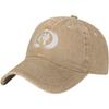 Zen Enso Circle Graphic Washed Cotton Baseball Cap Adjustable Outdoor Golf Hat