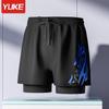 Men's Professional 5-Point Boxer Swimsuit - Anti-Embarrassment Adult Beachwear