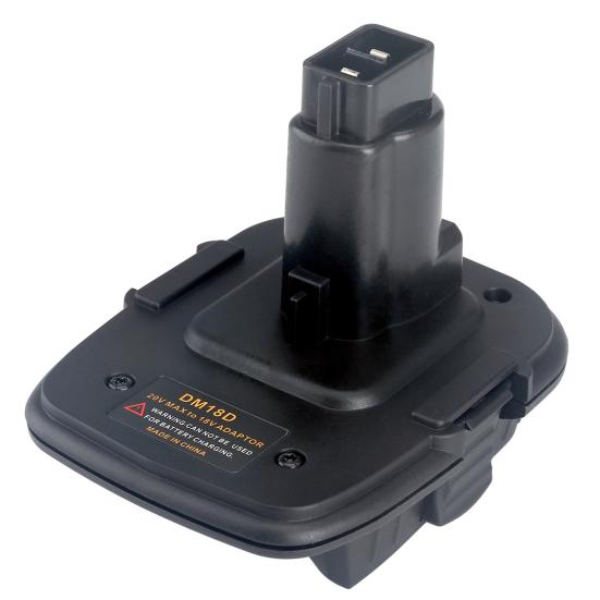 Adaptor baterie DM18D Ușor de transportat Instalare simplă Design port USB 20V