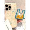 IMD Big Hole Kitten & Puppy Rocker Phone Case with Stand, Double Layer, Japanese Korean Style