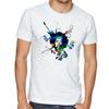 Jimi Hendrix Flowers Music Fun White TShirt 003