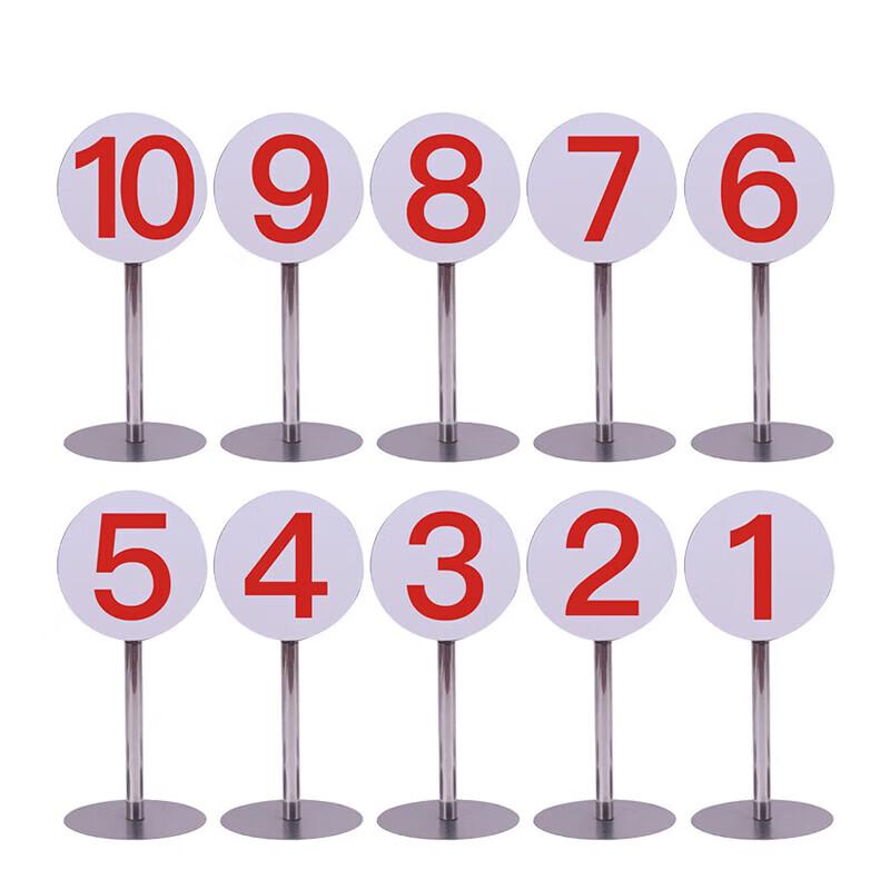 Stainless Steel Shooting Range Number Plate