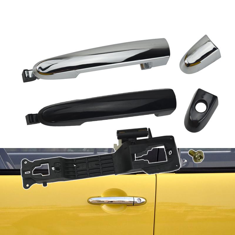 Car Exterior Door Handle For LIFAN 320 Front Rear Left Right Exterior Door Handle Assembly With Base Small Cover Accessories
