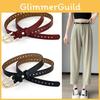 Leather Vintage Belt Women Versatile Decorative Waistband Casual Jeans Strap